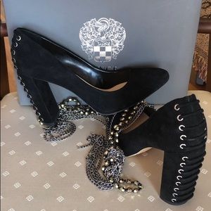 Vince Camuto black heels size 7.5